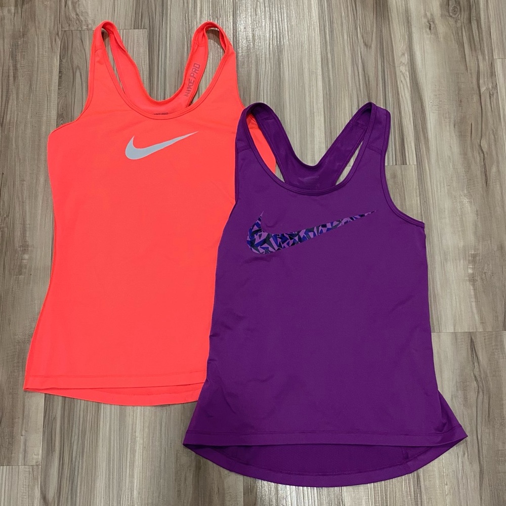 Nike-Pack of Two Dri-Fit Athletic Tank Tops- Size Small
